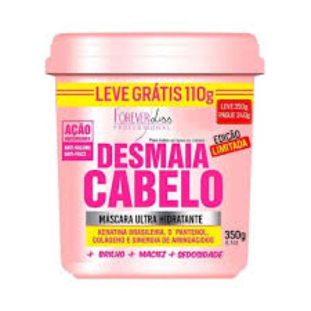 Brazilian keratin Mask Forever Liss Desmaia Cabelo
